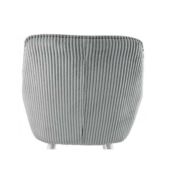 Стілець M-240 сивий + білий