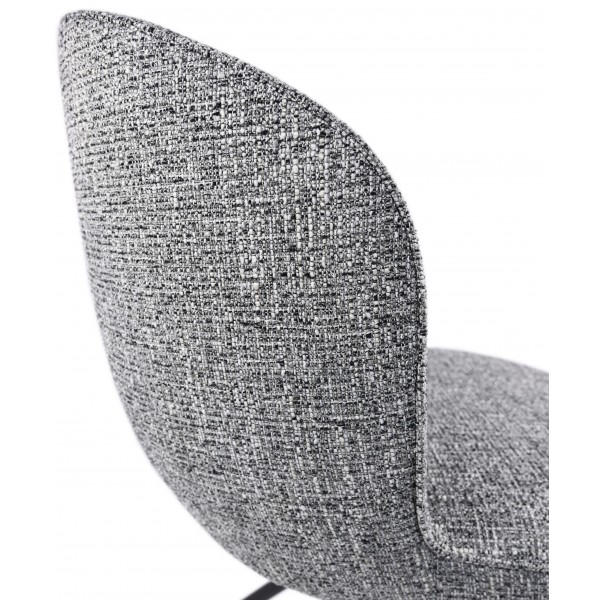Стілець поворотний R-160 графітовий твід + чорний