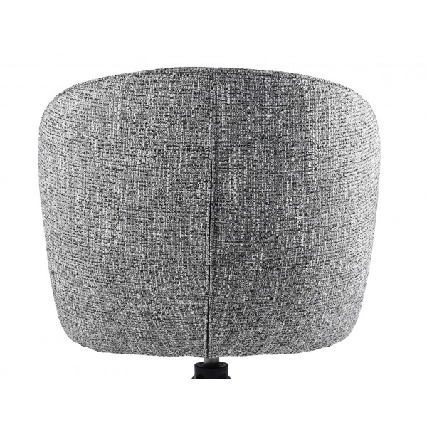 Стілець поворотний R-160 графітовий твід + чорний