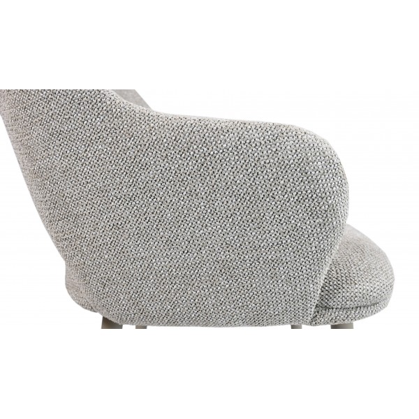 Стілець M-234 натуральний льон + капучино