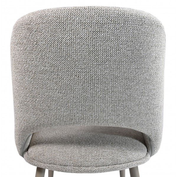 Стілець M-234 натуральний льон + капучино