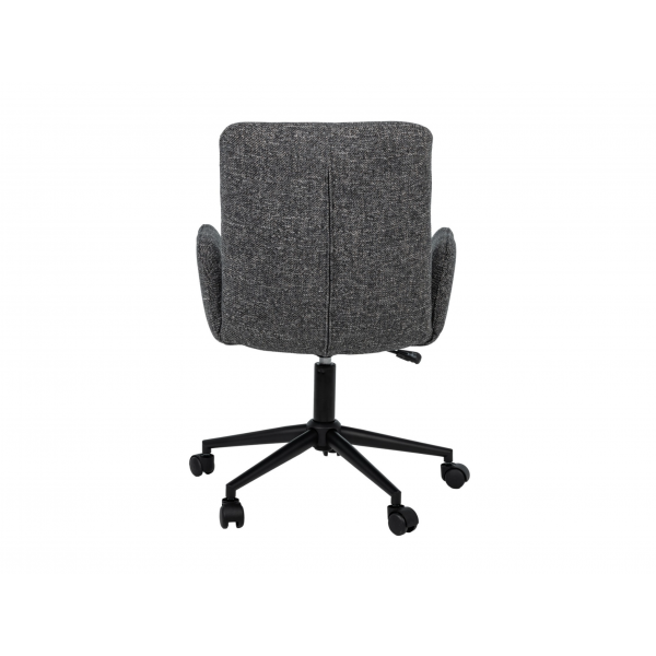 Крісло офісне O-15 сірий маренго + чорний