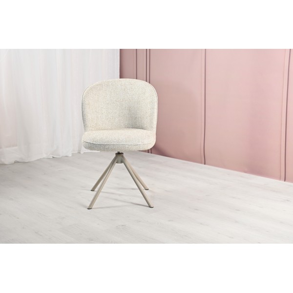 Стілець поворотний R-160 френч ваніль + капучино