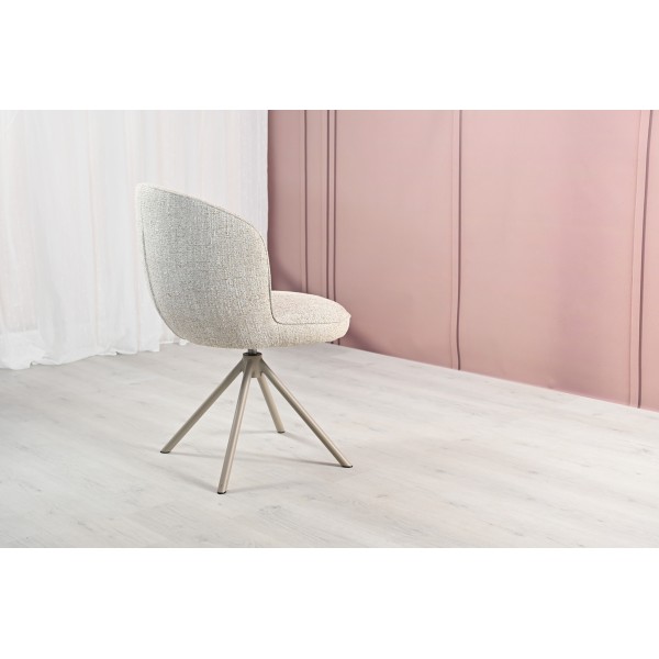 Стілець поворотний R-160 френч ваніль + капучино