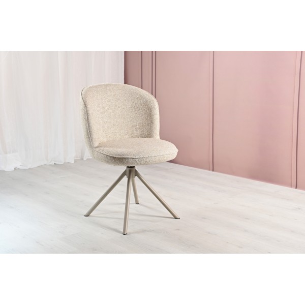 Стілець поворотний R-160 френч ваніль + капучино