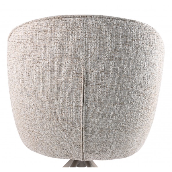 Стілець поворотний R-160 френч ваніль + капучино