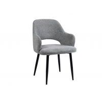 Стілець M-234 холодний сірий + чорний