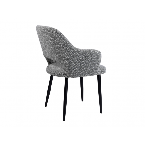 Стілець M-234 холодний сірий + чорний