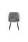 Стілець M-234 холодний сірий + чорний