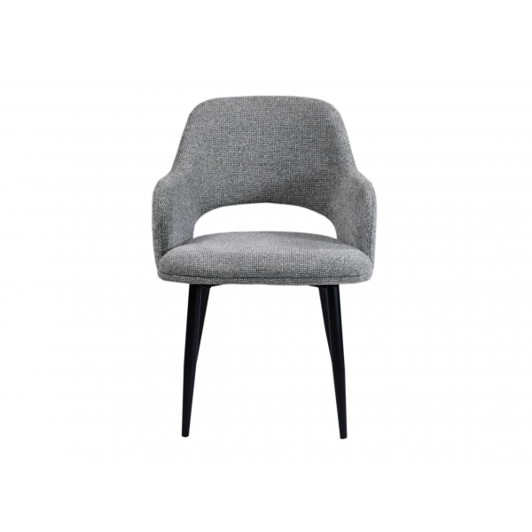 Стілець M-234 холодний сірий + чорний