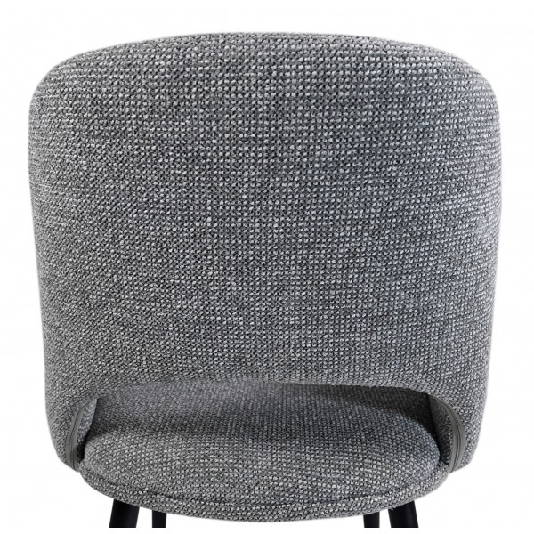 Стілець M-234 холодний сірий + чорний