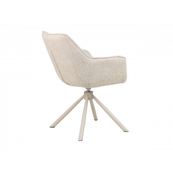 Стілець поворотний R-69 френч ваніль + капучино