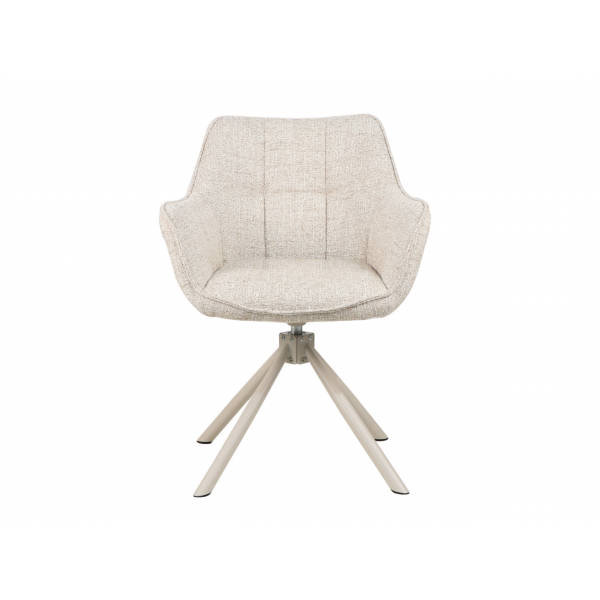 Стілець поворотний R-69 френч ваніль + капучино