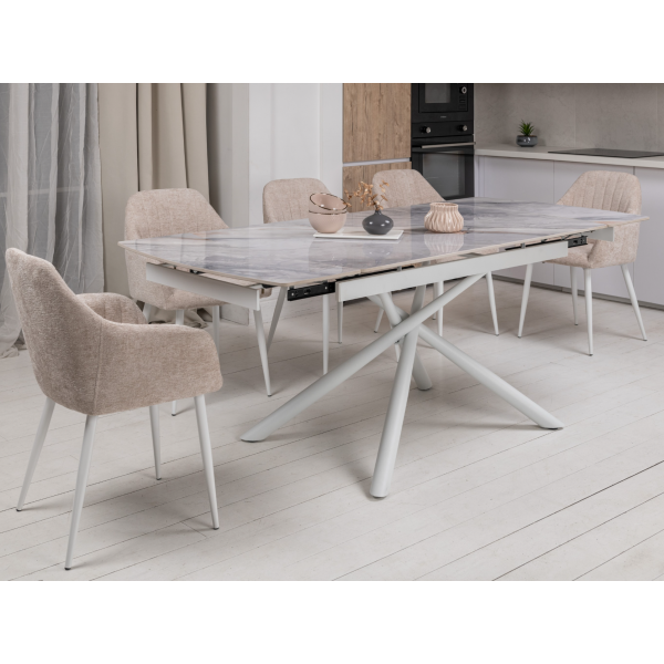 Стілець M-95 екрю + білий