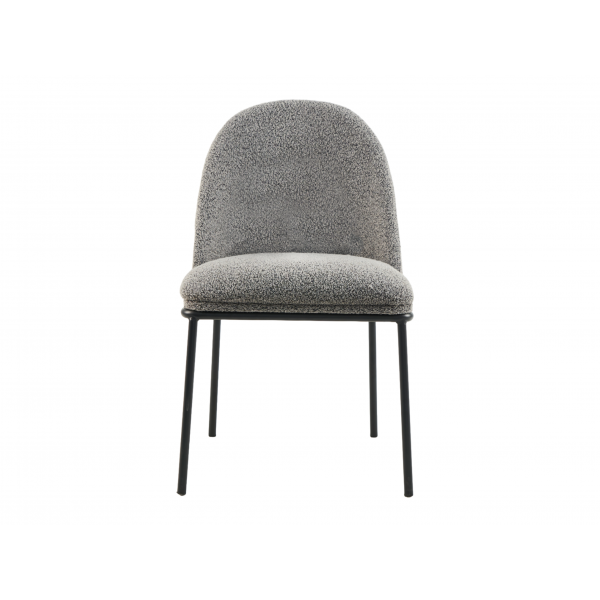 Стілець M-110 сірий + чорний