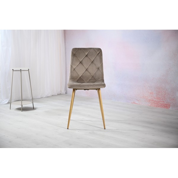 Стілець N-41 капучино велюр + дуб