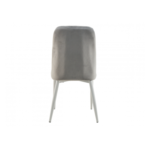 Стілець N-44 сірий велюр + сірий