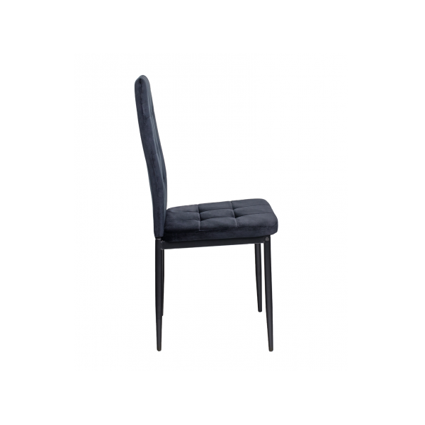 Стілець N-66-2 чорний велюр