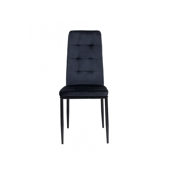 Стілець N-66-2 чорний велюр