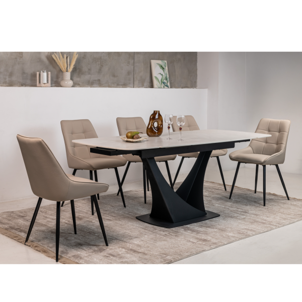 Стілець M-75 капучино + чорний