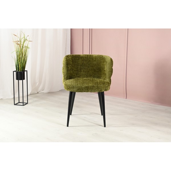 Стілець M-215 мох + чорний