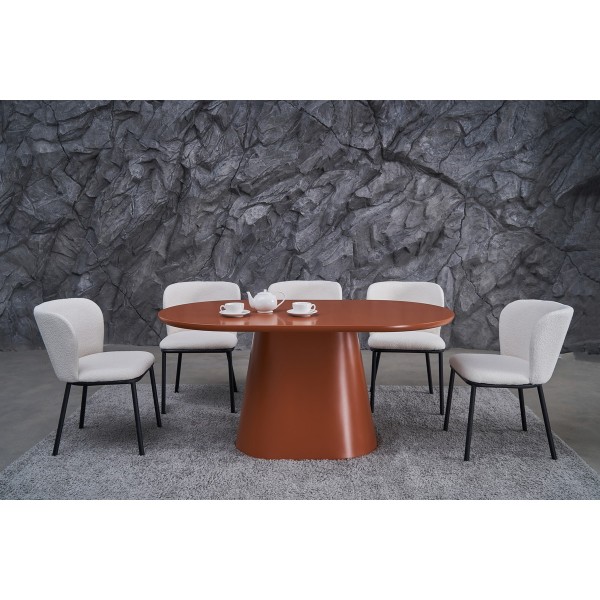 Стілець M-140 айворі + чорний