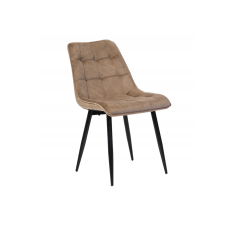 Стілець N-46 капучино велюр + чорний