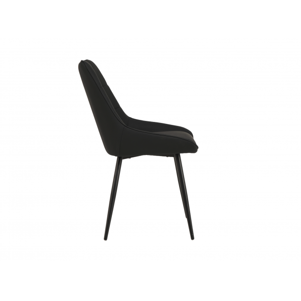 Стілець M-75 чорний + чорний