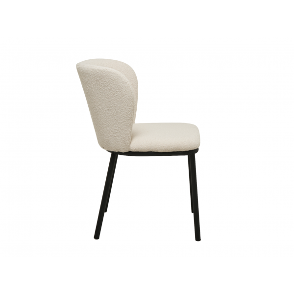 Стілець M-140 айворі + чорний