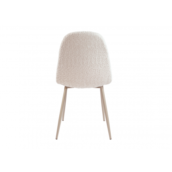 Стілець N-160 крем-брюле букле + капучино