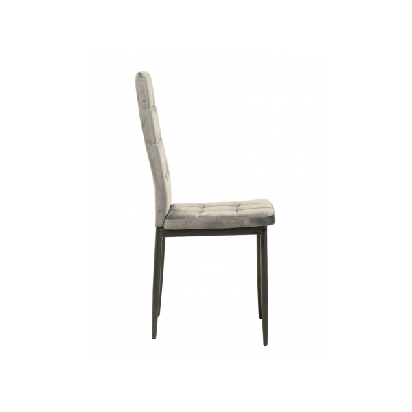 Стілець N-66-2 сірий велюр