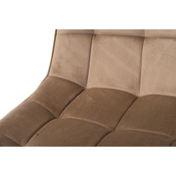 Стілець N-46 капучино велюр + чорний