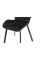 Стілець N-54 чорний велюр + чорний