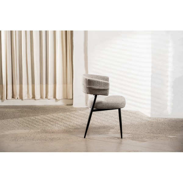 Стілець M-117 граніт + чорний