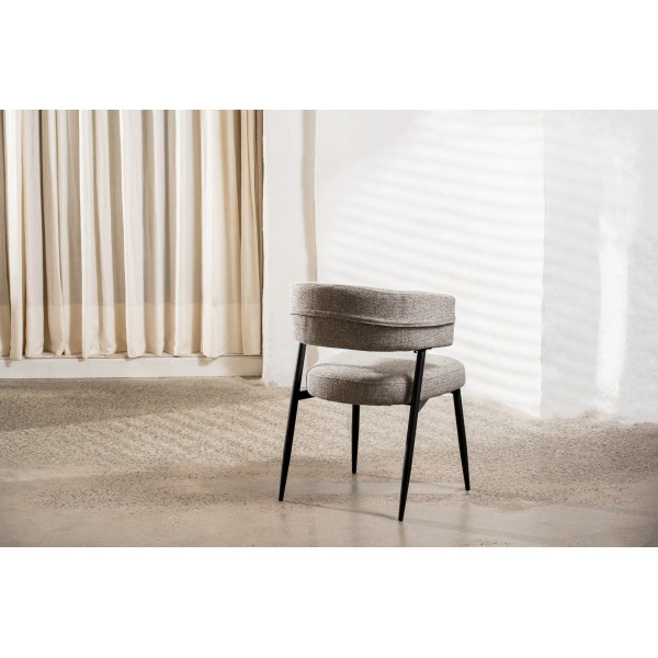 Стілець M-117 граніт + чорний