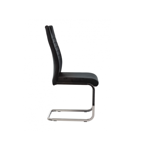 Стілець S-120 чорний велюр