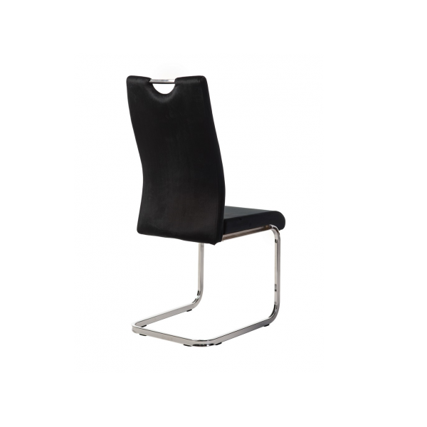 Стілець S-120 чорний велюр