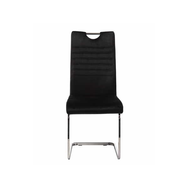 Стілець S-120 чорний велюр