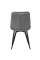 Стілець M-48 сірий велюр + чорний