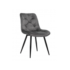 Стілець M-48 сірий велюр + чорний
