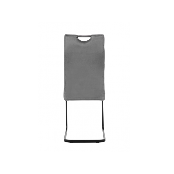 Стілець S-121 сірий велюр + чорний