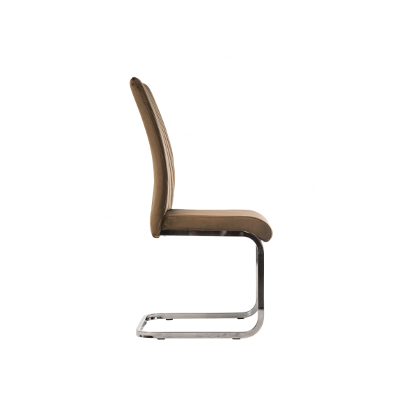 Стілець S-118 коричневий велюр