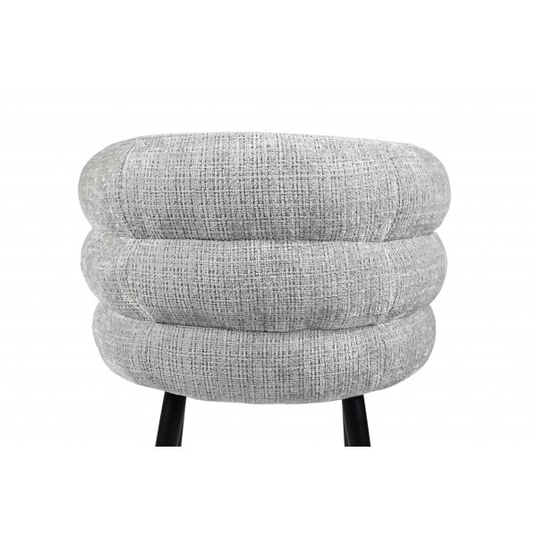 Стілець M-215 устричний + чорний