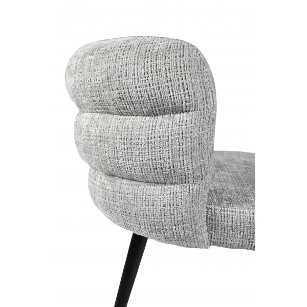 Стілець M-215 устричний + чорний