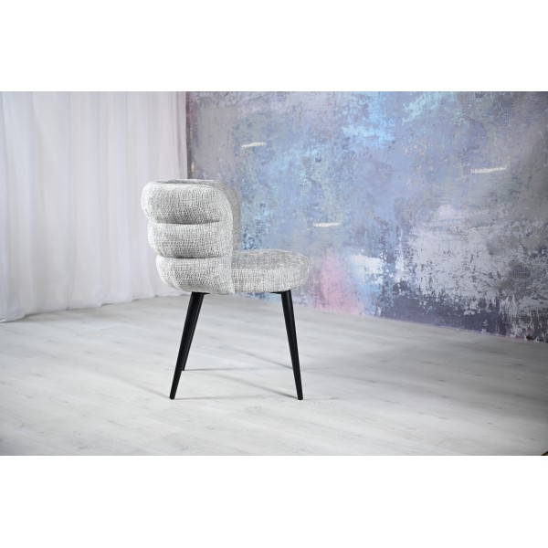 Стілець M-215 устричний + чорний