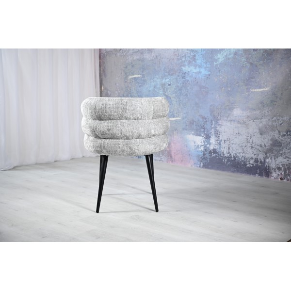 Стілець M-215 устричний + чорний