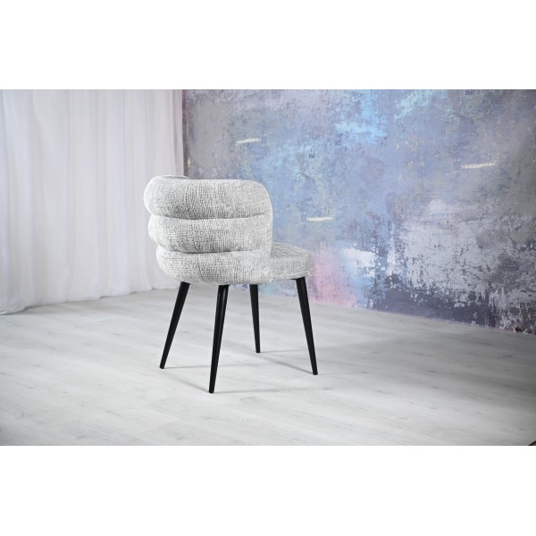 Стілець M-215 устричний + чорний