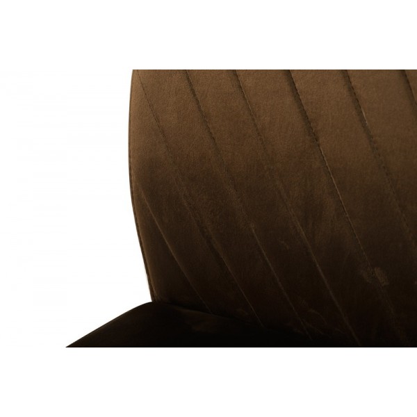 Стілець S-118 коричневий велюр