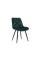 Стілець M-48 смарагдовий велюр + чорний