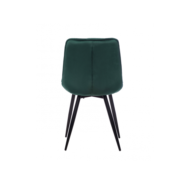 Стілець M-48 смарагдовий велюр + чорний